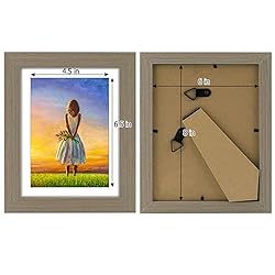 Golden State Art, 6x8 Picture Frame Set of 4