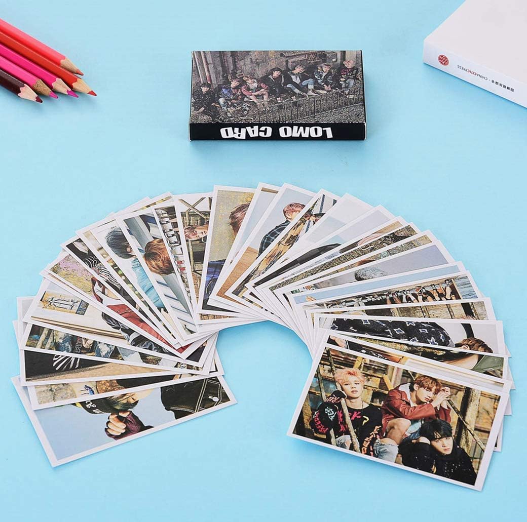 8 Pack 240 Pcs Bts Lomo Card Kpop Bangtan Boys Photocards Love Yourself Tear You Never Walk Alone Wings Greeting Card With Postcards Box Postcards Cards Card Stock Umoonproductions Com