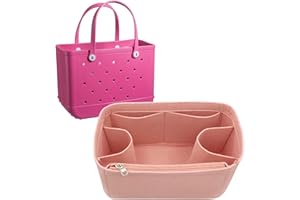 LCKAEY accessories for bogg bag organizer insert for small bogg bag divider accessories inserts bogg bag cup holder3018Pink-M