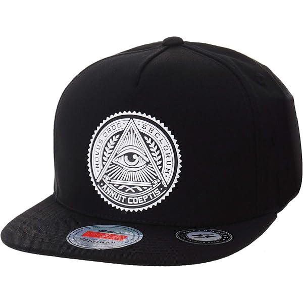 WITHMOONS Snapback Hat Hip Hop Illuminati Patch Baseball Cap