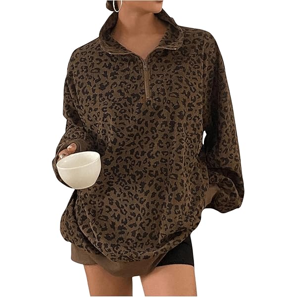 ★美品★ReZARD Girl Print Half Sleeve Sweat Amazon.com: SweatyRocks Women's Leopard Print Oversized