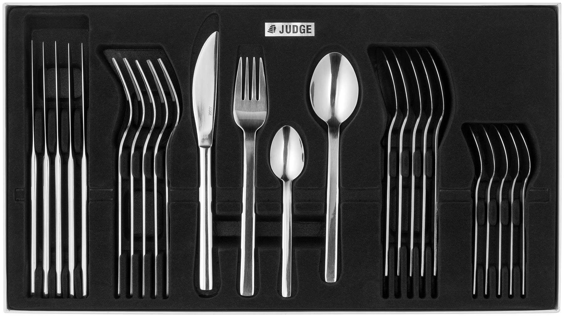 Judge Beaumaris 24-Piece Stainless Steel Cutlery Set in Gift Box for 6 People, Dishwasher Safe - 25 Year Guarantee — image 1