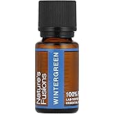 Nature’s Fusions Wintergreen Essential Oil, 100% Pure and Natural Essential Oil, Aromatherapy and Topical Oils, 15 Milliliters