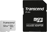 Transcend 32GB microSDHC Card A1 UHS-I U1 C10 100MB/s w/ Adapter for Switch
