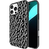 kate spade new york iPhone 16 Pro Max Case - Compatible with MagSafe - Designer Phone Case - City Leopard Black