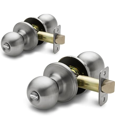 Copper Creek Erin Satin Stainless Privacy Bed/Bath Door Handle EL1230SS...