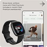 Fitbit Versa 4 Fitness Smartwatch with Built-in GPS Black Graphite view 8