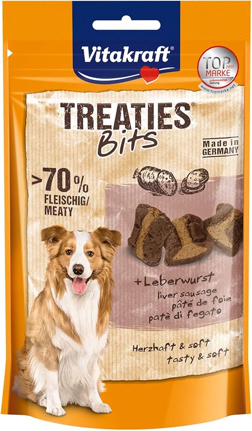 Vitakraft Treaties Bits Patee De Foie Friandise Snack A La Viande