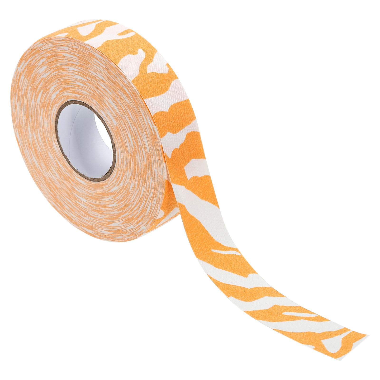 PATIKIL Hockey Tape 1" X27 Yard, Multipurpose Grip Protector for Hockey Stick Blade Baseball Bat, Orange Texture