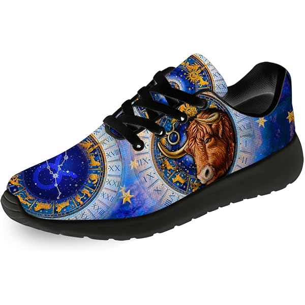 Amazon.com | Constellation Zodiac Sign Sneakers for Women Men