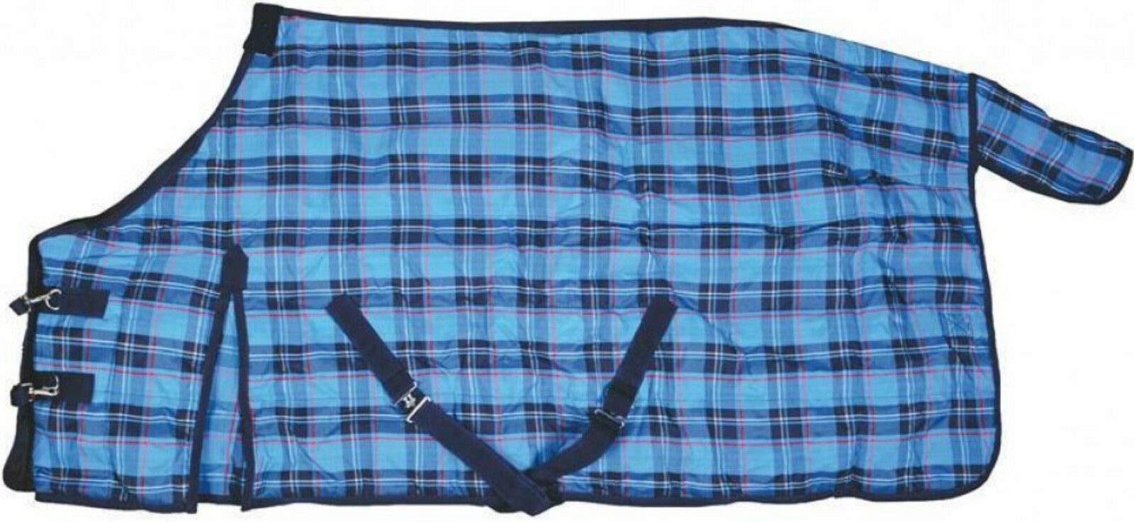 HKM Winter Stable Blanket 10892 Medium Blue/Dark Blue 145