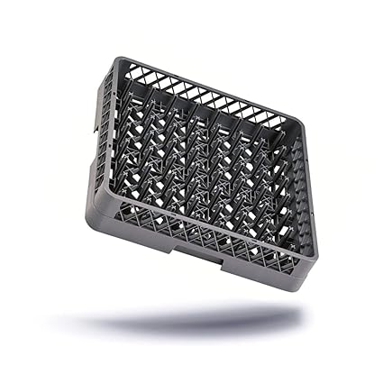 Kerafactum Spülkorb Korb 64 Finger Teller Gläser Tassen Tabletts für die Gastronomie Spülmaschine Spülmaschinenkorb Universal