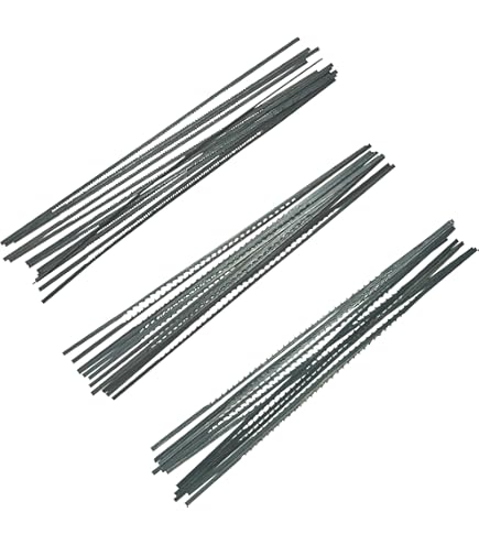 96 Pack Scroll Saw Blade Set, 5 Inch Scroll Saw Blade Pin End Replacement Blades Woodworking Tool For Wood Metal