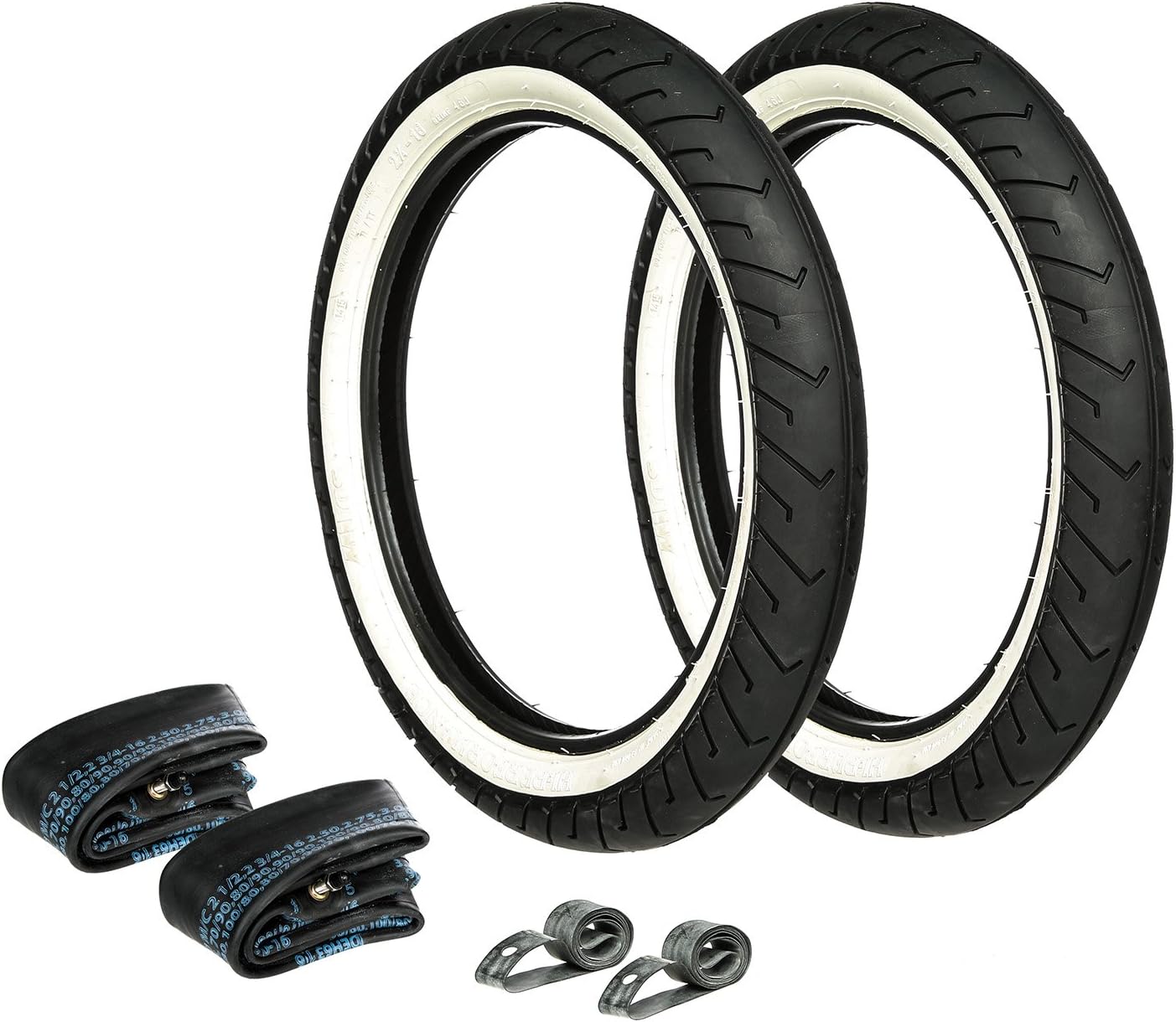 SET: 6-piece white tire MITAS - SAVA - 2.75 x 16 + 2x tubing + 2x rim tape for Simson S50 S51 S53 S70 Schwalbe Kr51 / 1 Kr51 / 2 spar Sr4-1 Star Sr4-2 sparger Sr4-3 Habicht Sr4-4 DUO moped (4)