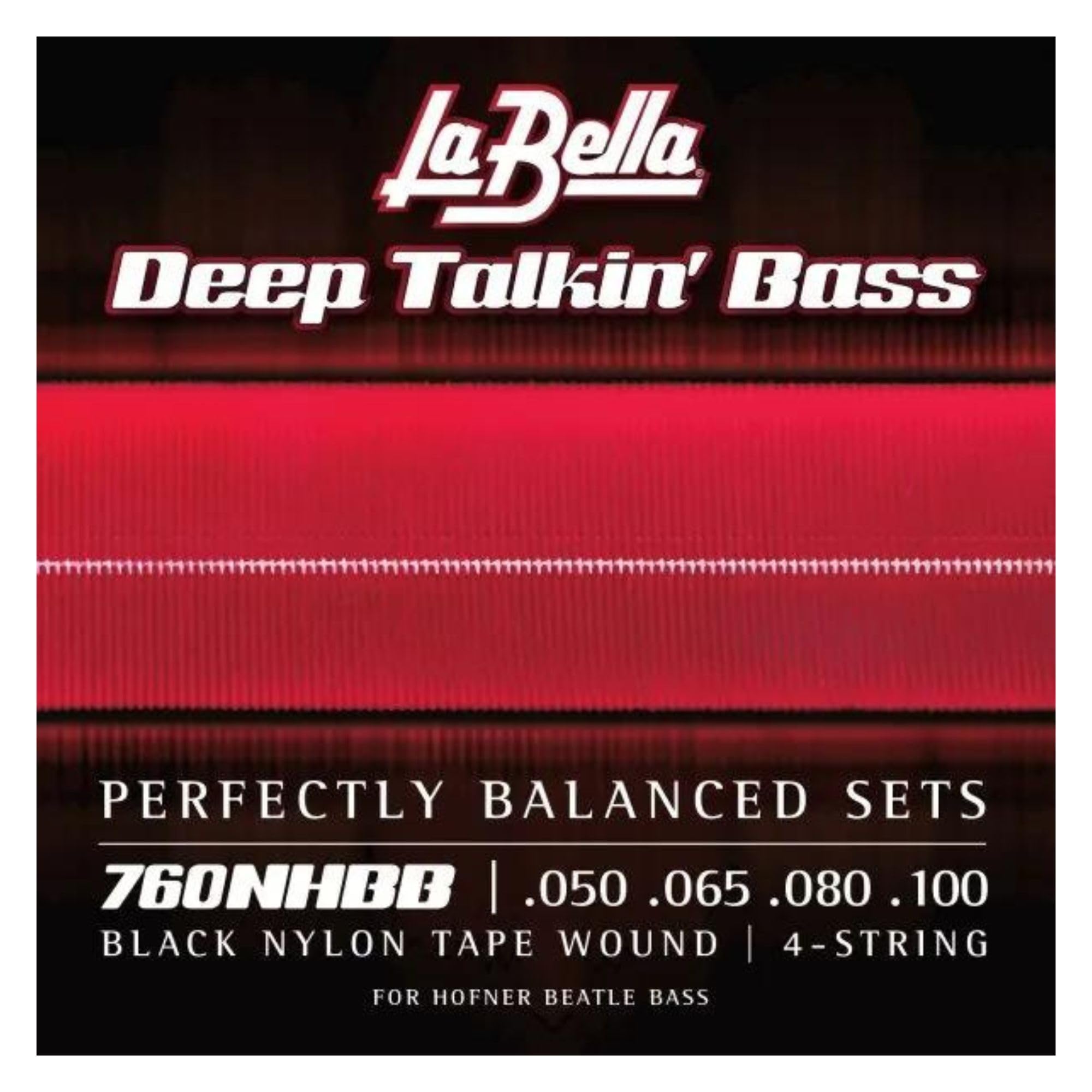 La Bella 760NHBB Beatle Bass bl, 050/100