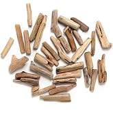 Byher Driftwood Pieces for Crafts Frames Wreath Surf Art Beach Decor (1" - 4", 8OZ, 55pcs)