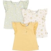 Gerber baby-girls Toddler 3-pack Short Sleeve Tees