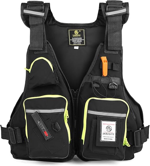 Fishing Kayak Life Jacket Adjustable Fishing Vest Safety Life Outdoor