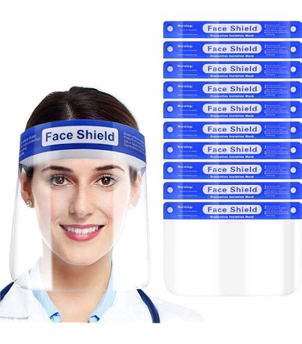 FLTR Pure Protection Anti-Fog Face Shields 10-pack Comfort  display picture 1