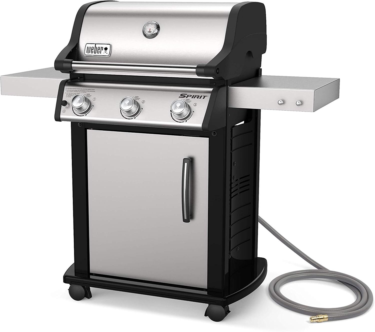 review Weber 47502001 Spirit S-315 NG Gas Grill, Stainless Steel