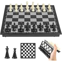 Amazon.com: Mini Travel Chess Set Magnetic Vikutu 5.9 Inches ...