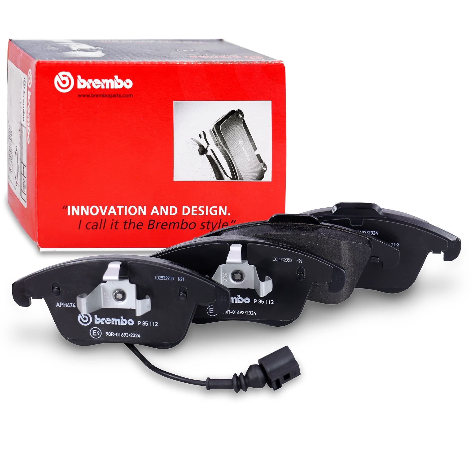 Brembo P85112 Front Disc Brake Pad - Set of 4