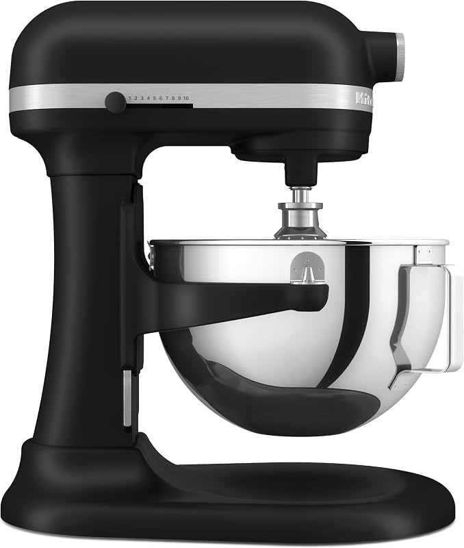 HEAVY DUTY - KÜCHENMASCHINE MIT SCHÜSSELHEBER 5,2 L - MATT SCHWARZ 5KSM55SXXEBM — Foto 7 von 8