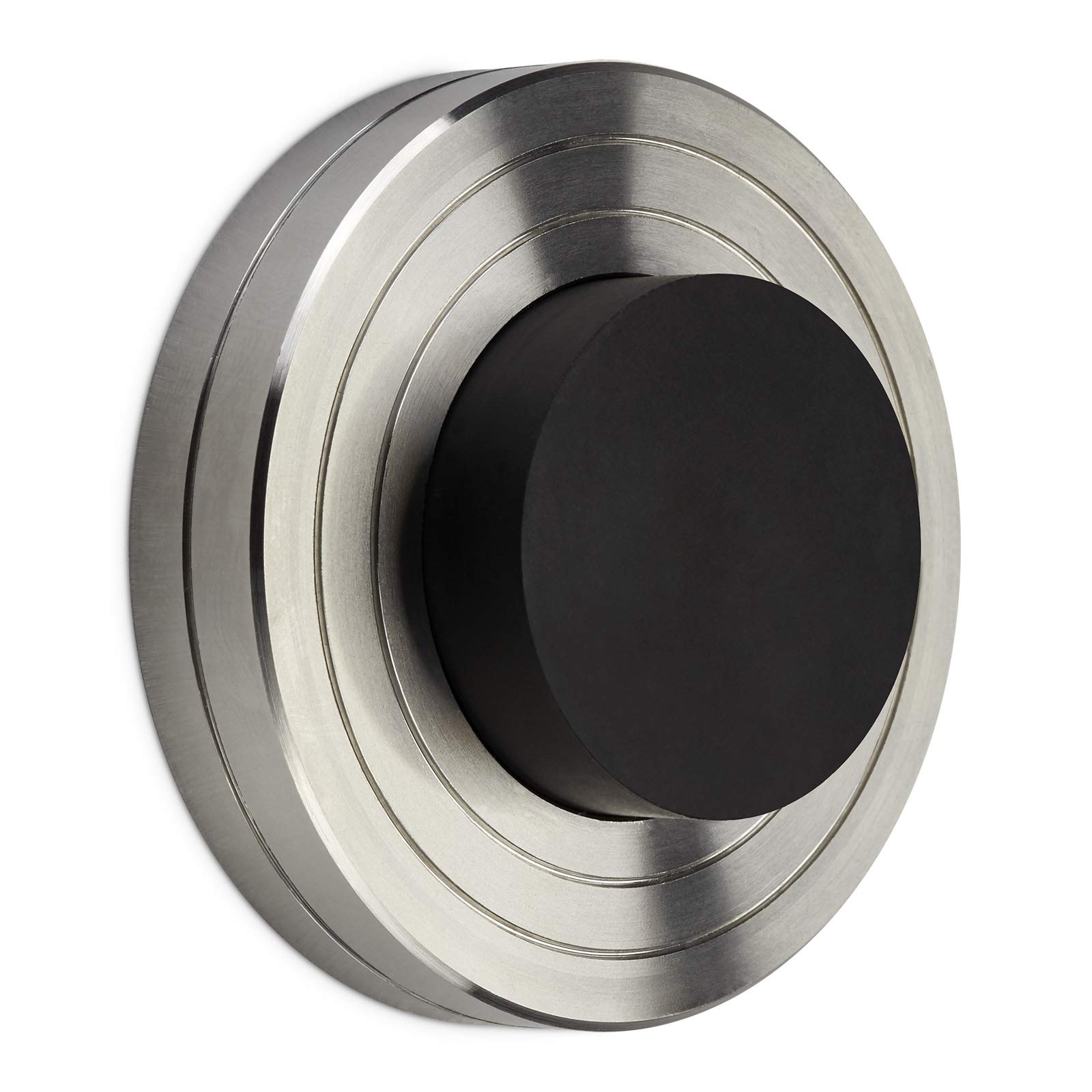 SOTECH Doorstop Zeus Height 20.5 mm Real Stainless Steel Ø 60 mm Door Handle Buffer with Rubber-Ø 33 mm