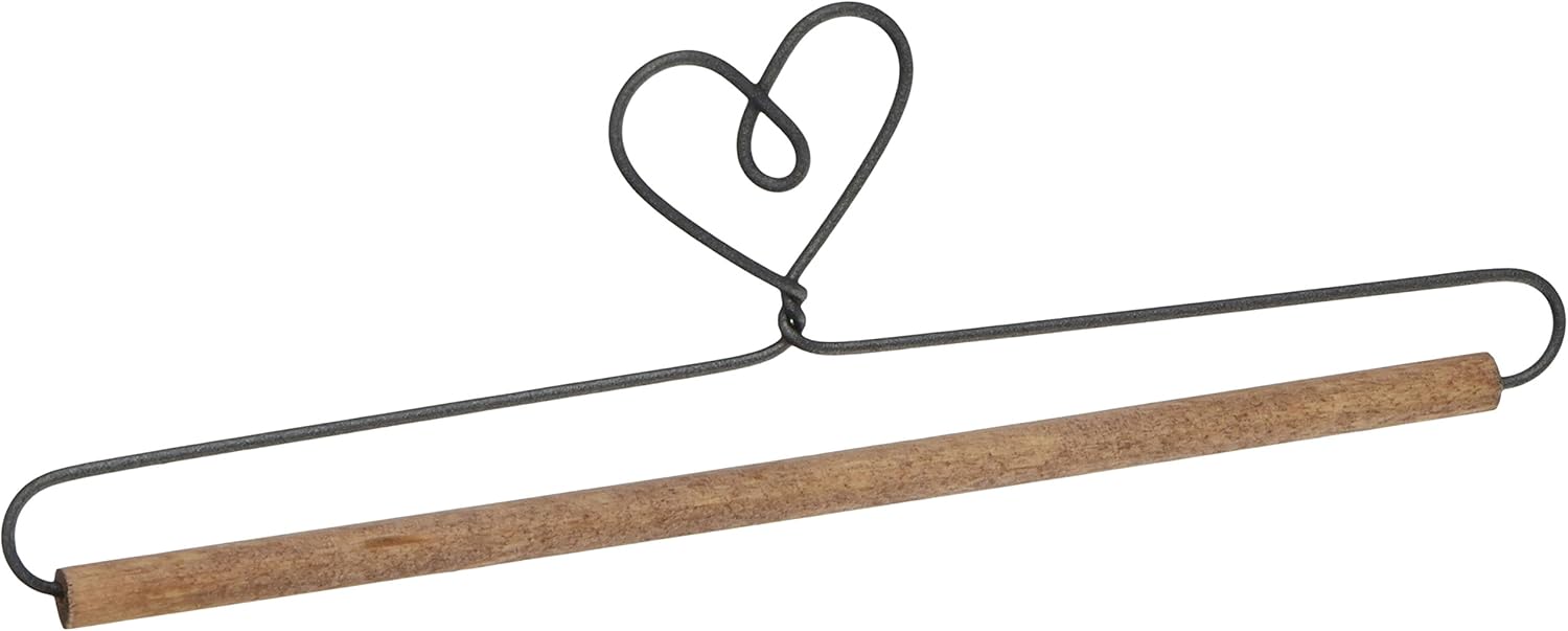 Wreath Hangers - Ackfeld 6in Heart with Stained Dowel Holder, 6