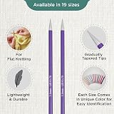 KnitPro Zing Single Pointed Needles 14 in 7.00mm Aluminium view 3