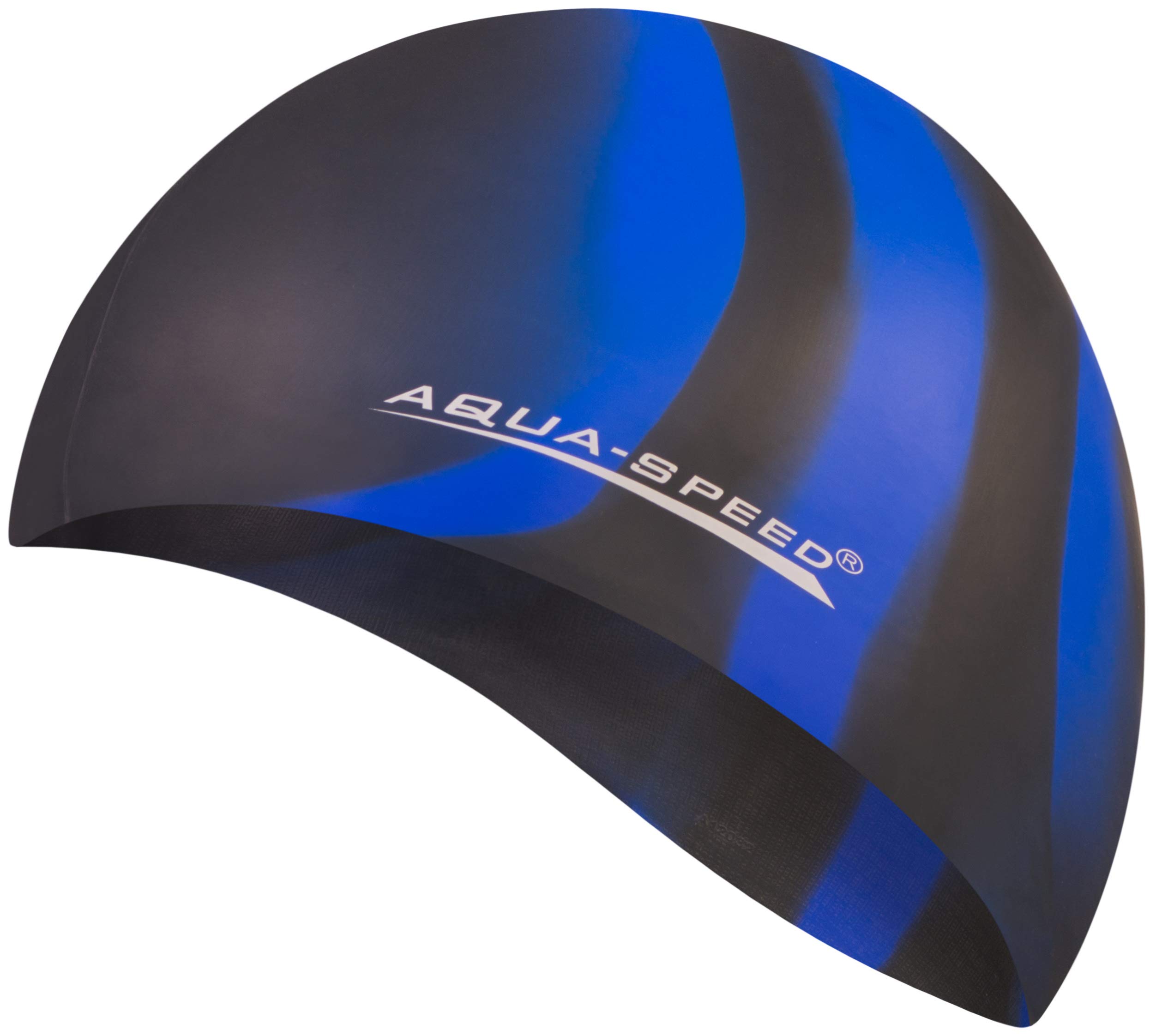 Aqua Speed BUNT Colourful swim cap + microfibre towel | adult | child | swimming cap | silicone | tearproof | waterproof | 41. colourful / 39