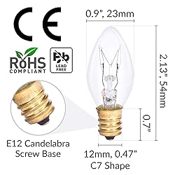 Simba Lighting C7 7W Replacement Bulb (6 Pack) for