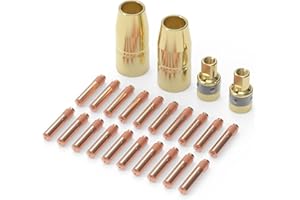 YESWELDER MIG Welding Gun Accessory Kit .030" Tip-Nozzle-Diffusers for Miller Millermatic M-100/150 Hobart H-9/10