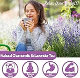 ULTHMOK 135 Premium Chamomile & Lavender Tea Bags Caffeine Free 100% Natural view 2