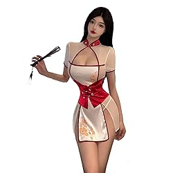 SINMIUANIME Sexy Cosplay Cheongsam Dress Chinese
