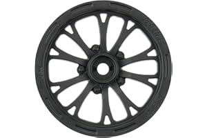 Pro-Line Racing 1/10 Pomona Drag Spec Front 2.2" 12mm Drag Wheels (2) Black, PRO277503