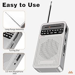Portable Radio AM FM with Long Range
