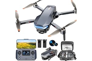 HOCANY GPS Drone with 4K Camera for Adults, Foldable RC Quadcopter with 1312ft Range Video Transmission, 40 Mins Flight Time, Auto Return, Follow Me, Circle Fly, Waypoint Fly, Gesture Control