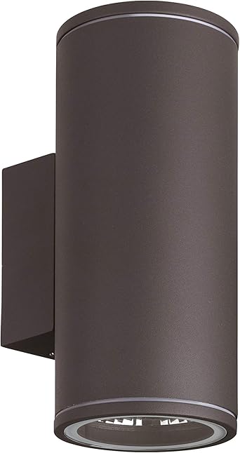 Gu10 Up And Down Aussenleuchte Rund Wandleuchte Aluminium Anthrazit Fur Led Oder Halogen Leuchtmittel Up Down Light Innen Aussen C1001 Amazon De Beleuchtung