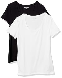 Amazon Essentials Women's Regular-Fit Short-Sleeve