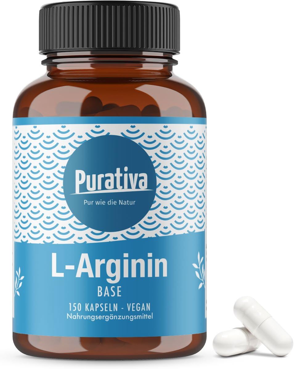 L-arginine base 3500, a high dose (150 capsules) - arginine base is arginine HCL superior (better pH value) - no additives - purest arginine from plant fermentation
