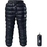 Naturehike Down Pants for Man&Woman 750FP Ultralight Warm Trousers Lightweight Windproof Waterproof Down Trousers for Winter