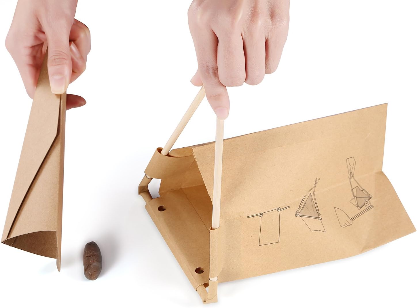 paper bags for dog poop