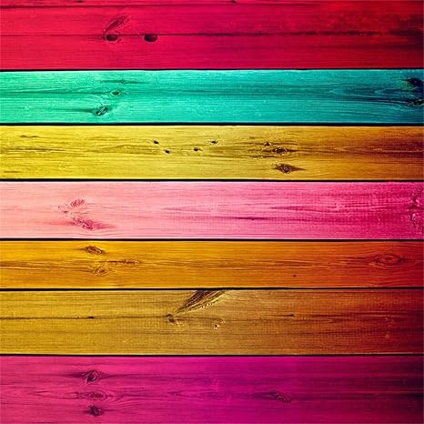 Aofoto 6 X 6ft Fotografia Telon De Fondo Fondo Rayas De Colores De Pared De Madera Suelos De Madera Amante Toddler Girl Adultos Retrato Artistico Escena Fotos Studio Props Video Amazon Es Electronica