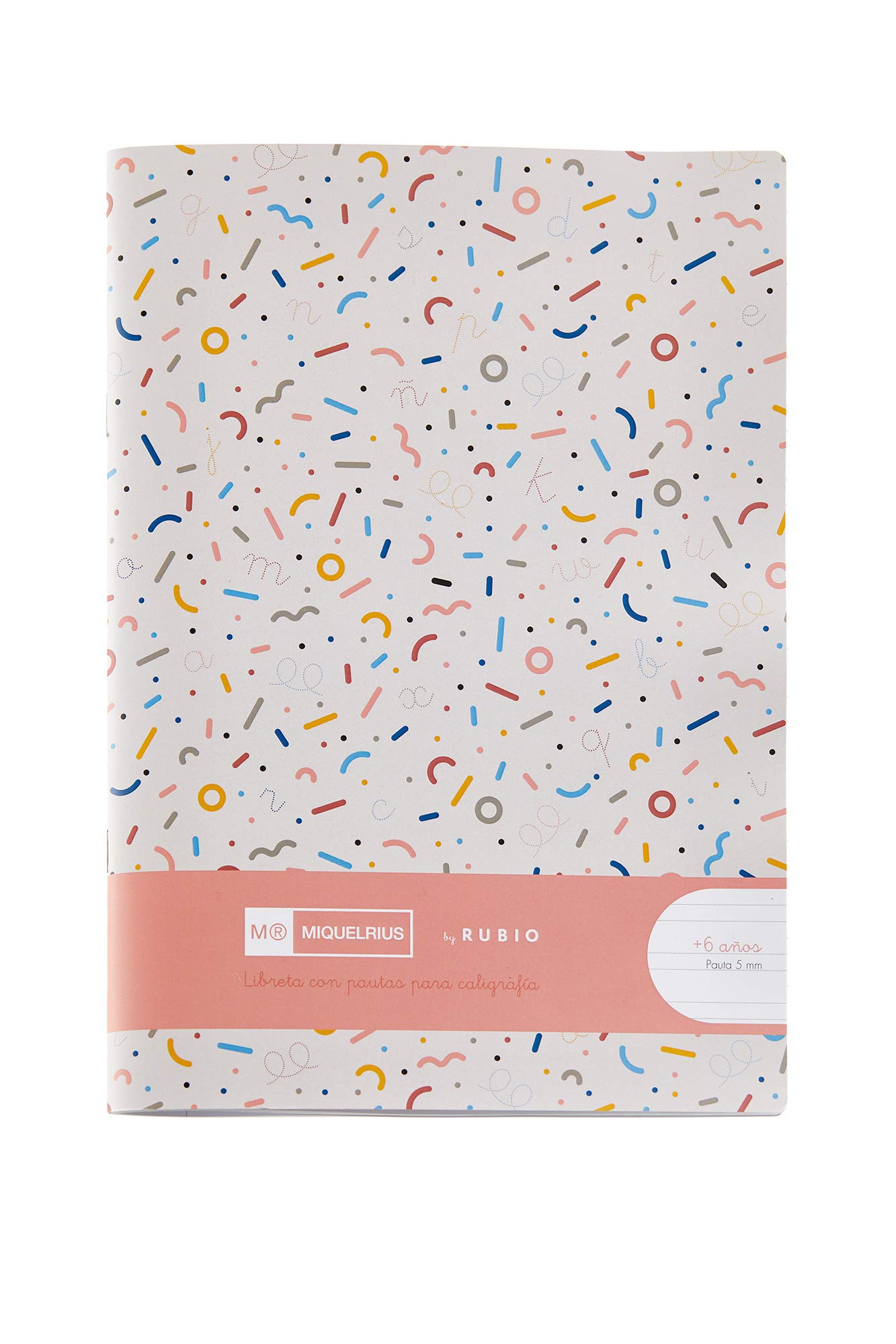 Miquelrius Notebook with Staple by Rubio Format 4o Pauta Montesori 8 mm Montessori, 5 mm 4º