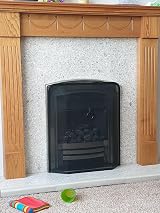 Unibos Fireplace Guard Spark Guard Fire Screen Single Panel Black view 7