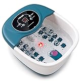 Foot Spa Bath Massager with Heat, Bubble, Vibration
