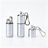 Dreambay 2 Pack Keychain Peanut Lighter EDC Mini Waterproof Lighter for Fire Starter Survival Emergency Use Fluid Not Included