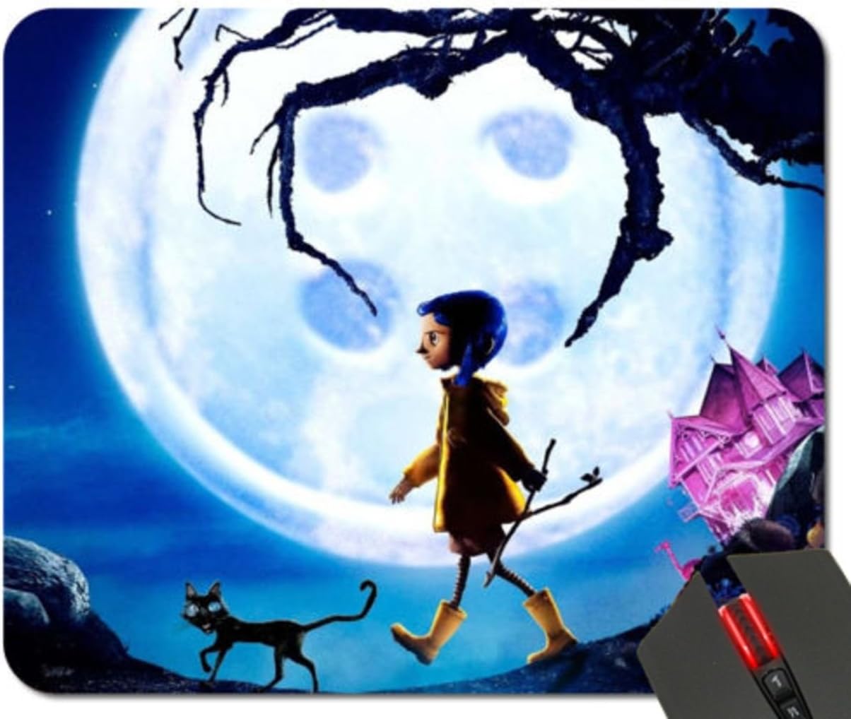 Coraline Customized Print Rectangle Diy Mouse Mat Pad Mousepad