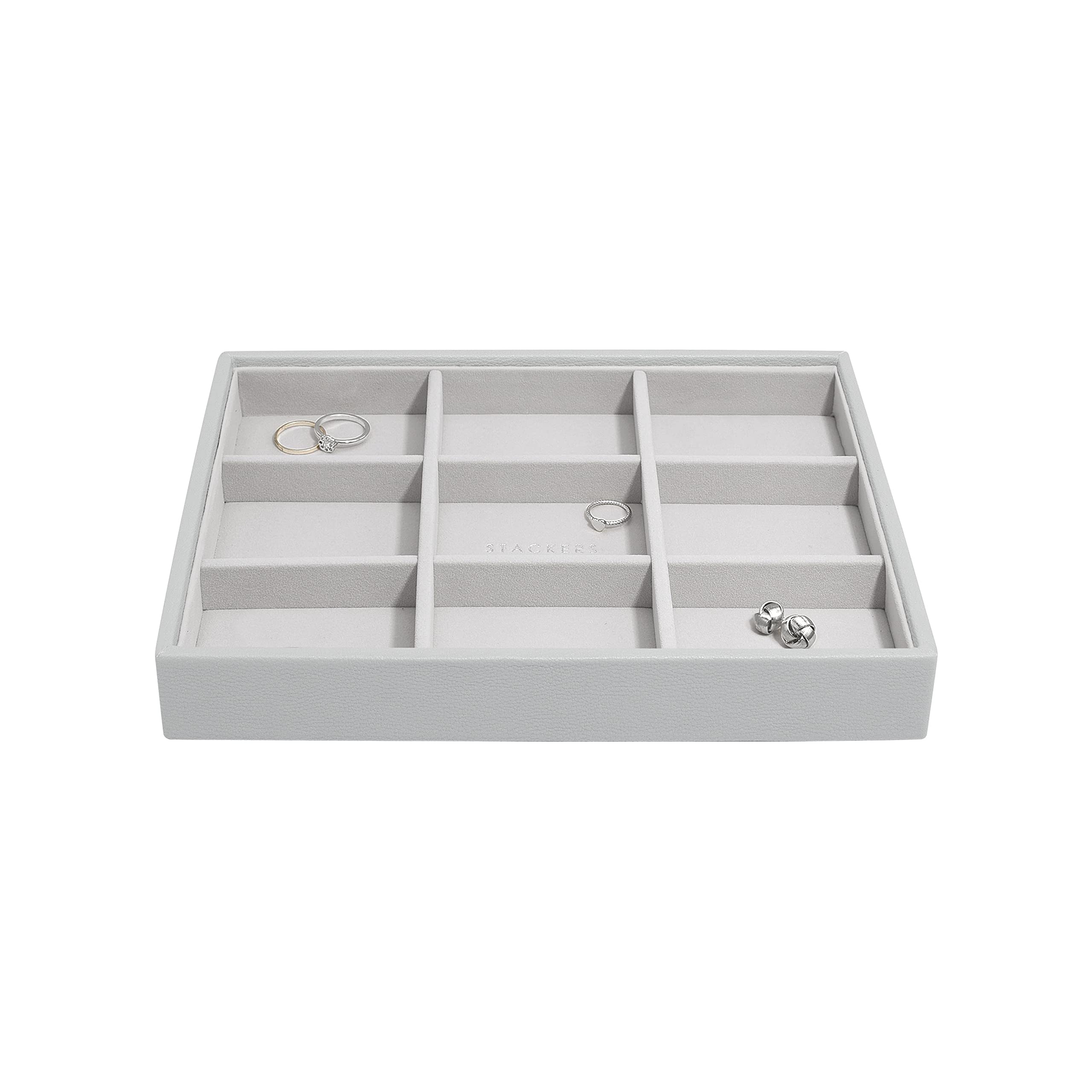 Stackers Pebble Grey Classic Statement Earring Jewellery Layer